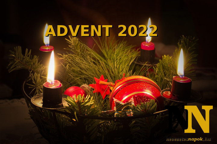 Mikor van 2022-ben advent első napja, advent első vasárnapja?