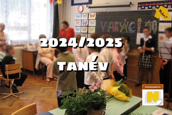 A 2024/2025-ös tanév rendje: iskolai szünetek, tanév eleje és vége
